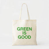 Tote Bag Le vert est bon (Devant)