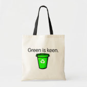 Tote Bag Le vert est vif. (Devant)