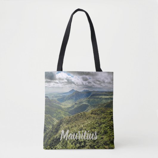 Tote Bag Le viewpoint de l'île Maurice (Devant)
