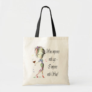 Tote Bag Le vin s'améliore avec l'âge, cadeaux