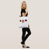 Tote Bag Le visage d'une perruche moine albinos (Sur le modèle)