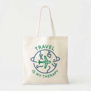 Tote Bag Le voyage est ma thérapie