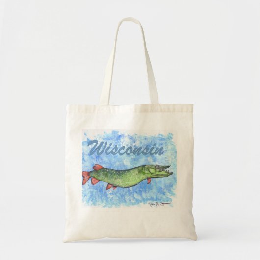 Tote Bag Le Wisconsin Muskie (Devant)