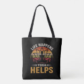 Tote Bag Le Yoga Aide à Vivre (Dos)