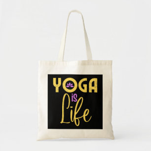 Tote Bag Le yoga est la vie Le yoga Méditerranée