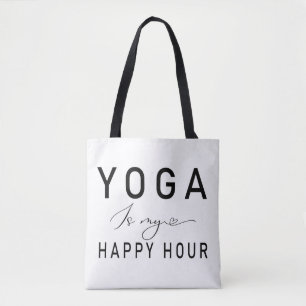 Tote Bag Le yoga est mon happy hour