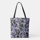 Tote Bag Leafy Creeping Vine Drawing Pattern With Pastels (Dos)