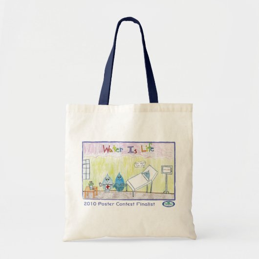 Tote Bag L'eau est la vie (Devant)