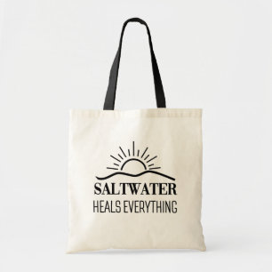 Tote Bag L'eau salée guérit tout
