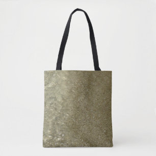 Tote Bag L'eau sur la plage II Photographie Abstraite de la