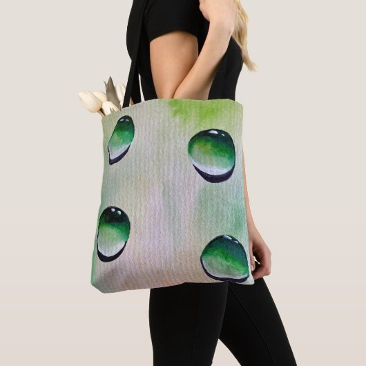 Tote Bag L'eau verte laisse tomber l'art (De près)