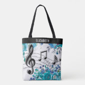 Tote Bag Leçon de musique florale (Dos)