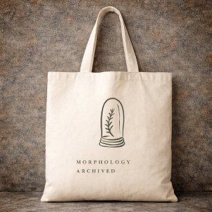 Tote Bag Lecteur de jardin minimaliste d'académie sombre bo