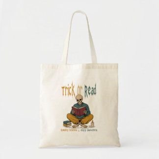 Tote Bag Lecteur de livre d'Halloween