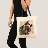 Tote Bag Lecteur de livre Fox (Devant (produit))