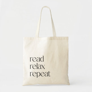 Tote Bag Lecteur de livre minimal Fourre-tout