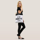 Tote Bag Lecteur Ringette Répéter la sonnette de veille per (Sur le modèle)