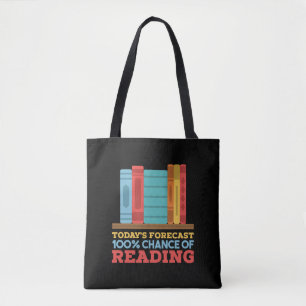 Tote Bag Lecture - 100% de chance de lire un livre drôle