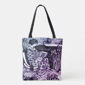 Tote Bag Lecture Art Nouveau Femme (Dos)