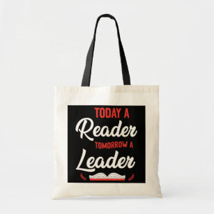 Tote Bag Lecture Aujourd'Hui Un Lecteur Demain Un Leader