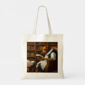 Tote Bag Lecture de chien (Dos)