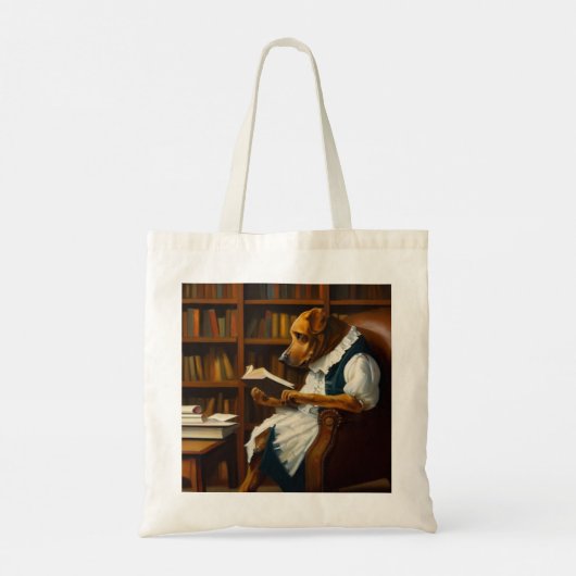 Tote Bag Lecture de chien (Dos)