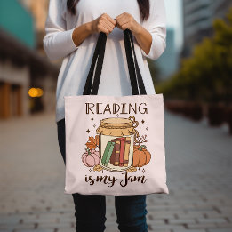 Tote Bag Lecture Éclectique Est Mon Livre De Jam Lover Fall