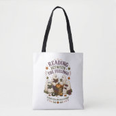 Tote Bag Lecture entre les sentiments Lecteurs fantômes (Devant)