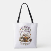 Tote Bag Lecture entre les sentiments Lecteurs fantômes (Dos)