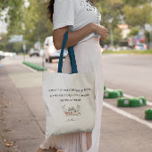 Tote Bag Lecture estivale amusante | Livre de monogramme