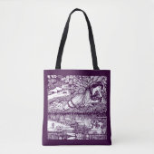 Tote Bag Lecture par un étang (Devant)