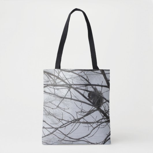 Tote Bag L'écureuil dans la neige (Devant)