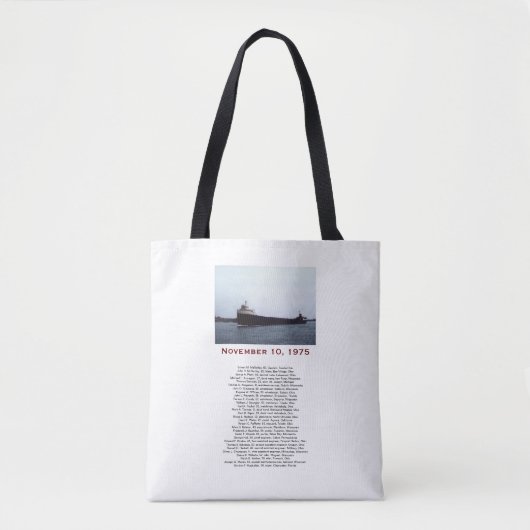Tote Bag L'Edmund Fitzgerald (Devant)
