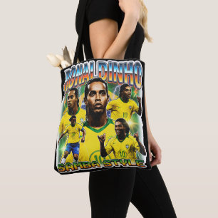 Tote Bag Légende du football brésilien vintage 90s