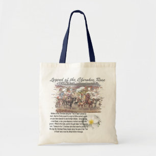 Tote Bag Légende du rose cherokee