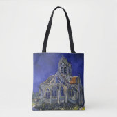 Tote Bag L'église d'Auvers par Vincent van Gogh (Devant)