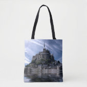 Tote Bag L'église du Mont St Michel Normandie (Devant)