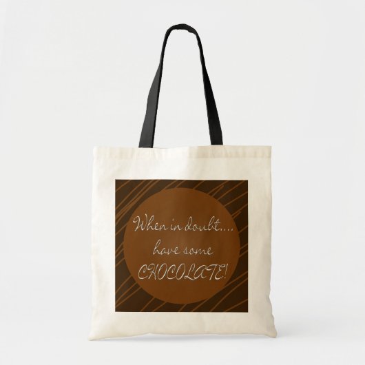 Tote Bag L'emballage ont du chocolat (Devant)