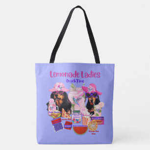 Tote Bag Lemonade Ladies Snack Time Fourre-tout