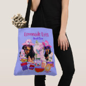 Tote Bag Lemonade Ladies Snack Time Fourre-tout (De près)