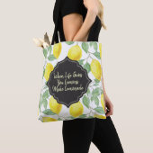 Tote Bag Lemonade (personnalisable) (De près)