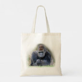Tote Bag Lémurien à queue cerclée mangeant une banane (Dos)