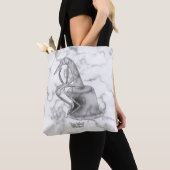 Tote Bag L'encreur ("stylo") - (De près)