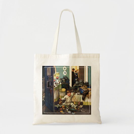Tote Bag L'enfant en bas âge vide des bourses (Devant)