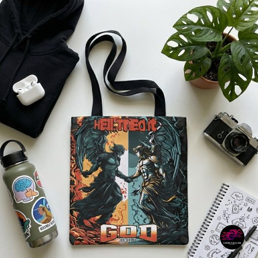 Tote Bag L'Enfer A Essayé Dieu L'A Refusé La Foi Chrétienne