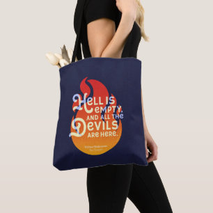 Tote Bag L'enfer de William Shakespeare est vide