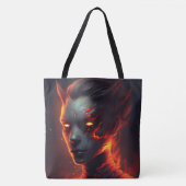 Tote Bag L'Enfer en Flammes (Devant)
