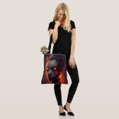 Tote Bag L'Enfer en Flammes (Sur le modèle)