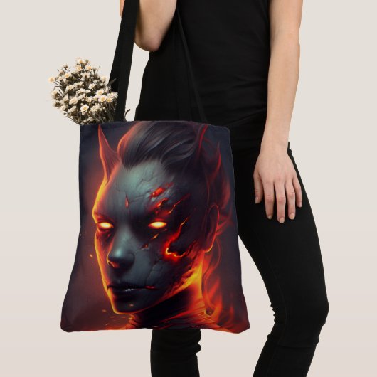 Tote Bag L'Enfer en Flammes (De près)