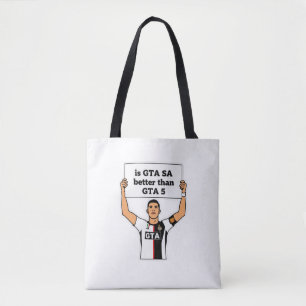 Tote Bag L'énoncé 'GTA SA est-il meilleur que GTA V'